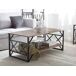 Beliani Mesa de centro BOLTON 61x120 Beliani Mesa de centro BOLTON 61x120 Gris Oscuro