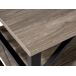 Beliani Mesa de centro BOLTON 61x120 Beliani Mesa de centro BOLTON 61x120 Gris Oscuro