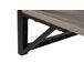 Beliani Mesa de centro BOLTON 61x120 Beliani Mesa de centro BOLTON 61x120 Gris Oscuro