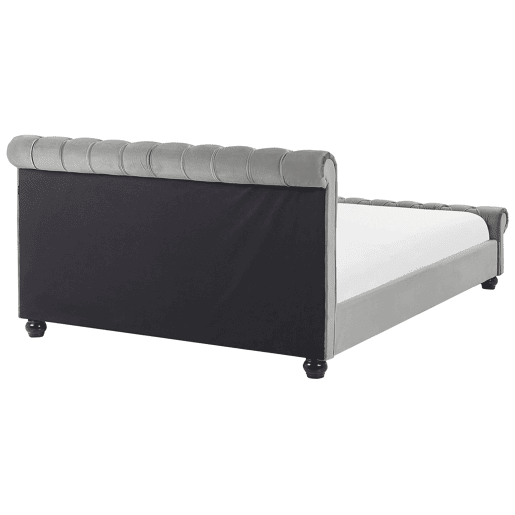 Beliani Cama de água Veludo AVALLON