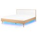 Beliani Cama LED Tablero de partículas, MDF SERRIS 168x215 Beliani Cama LED Tablero de partículas, MDF SERRIS 168x215 Marrón