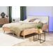 Beliani Cama LED Tablero de partículas, MDF SERRIS 168x215 Beliani Cama LED Tablero de partículas, MDF SERRIS 168x215 Marrón