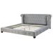 Beliani Cama de agua Terciopelo CAVAILLON Beliani Cama de agua Terciopelo CAVAILLON Gris Claro