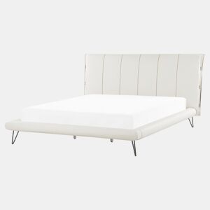 Cama Pele sintética BETIN 160 x 200 cm Creme