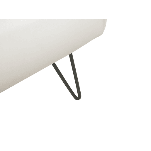 Cama Pele sintética BETIN 160 x 200 cm Creme