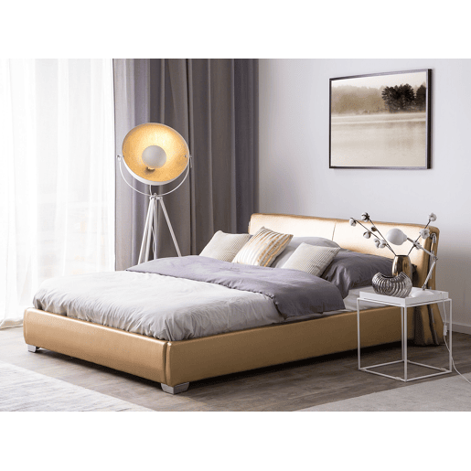 Cama de água Pele PARIS 180 x 200 cm Dourado