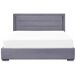 Beliani Cama con almacenaje Terciopelo ROUEN Beliani Cama con almacenaje Terciopelo ROUEN Gris Oscuro