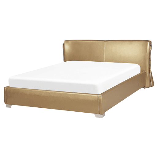 Cama de água Pele PARIS 160 x 200 cm Dourado
