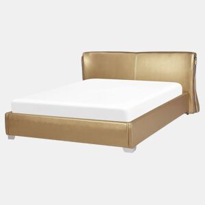 Cama de água Pele PARIS 160 x 200 cm Dourado
