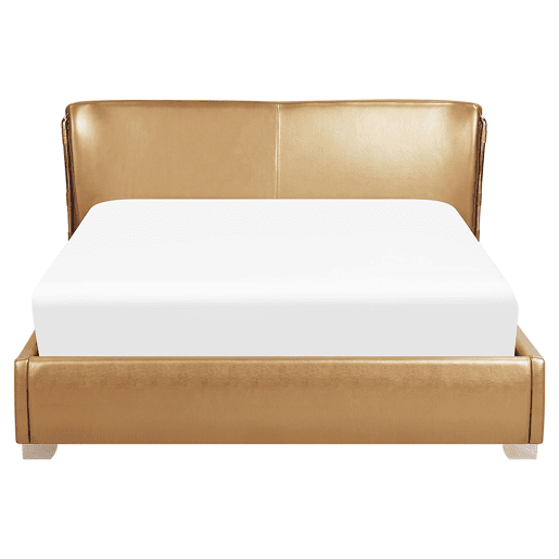 Cama de água Pele PARIS 160 x 200 cm Dourado