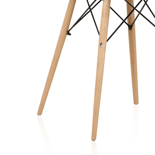 Mesa de jantar redonda Tower Preto 80cm x 75 x 80 cm
