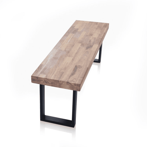 Banco Loft Carvalho Selvagem - Preto, Carvalho Selvagem - Branco, Carvalho Boreal - Preto, Carvalho Mel - Preto 120 x 47 x 34 cm