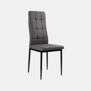 Conjunto de 6 cadeiras de jantar Zuni Cinzento escuro 41 x 96 x 48 cm