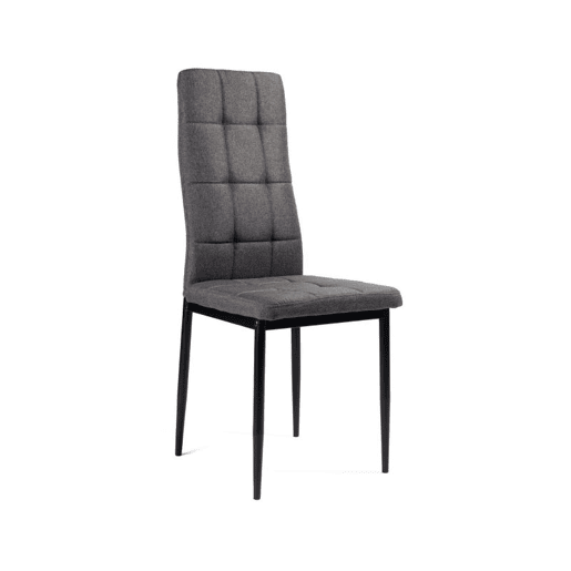 Conjunto de 6 cadeiras de jantar Zuni Cinzento escuro 41 x 96 x 48 cm