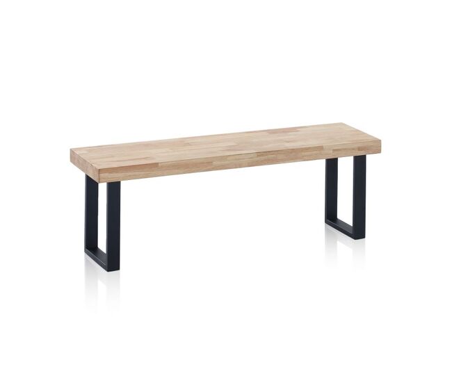 Banco loft roble salvaje - negro, roble salvaje - blanco, roble boreal - negro, roble honey - negro 120 x 47 x 34 cm