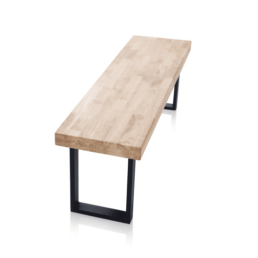 Banco Loft Carvalho Selvagem - Preto, Carvalho Selvagem - Branco, Carvalho Boreal - Preto, Carvalho Mel - Preto 120 x 47 x 34 cm