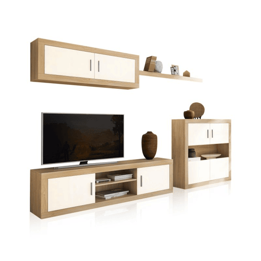 Salão Nuka V7 Cambria - Branco 290 x 156 x 41,4 cm