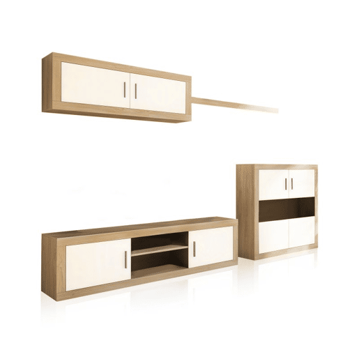 Salão Nuka V7 Cambria - Branco 290 x 156 x 41,4 cm