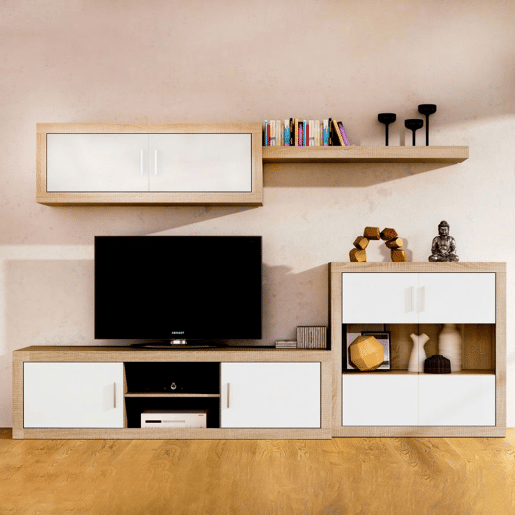 Salão Nuka V7 Cambria - Branco 290 x 156 x 41,4 cm