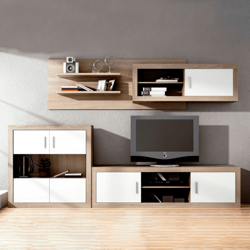 Adega de 2 portas Nuka Cambria - Branco 110 x 110 x 34,6 cm Adega de 2 portas Nuka Cambria - Branco 110 x 110 x 34,6 cm