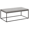 Mesa de centro DELANO Efeito de betão cinzento