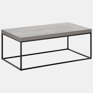 Mesa de centro DELANO Efeito de betão cinzento
