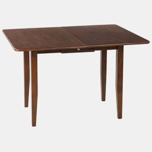 Mesa de jantar extensível MASELA Castanho escuro 90120 cm 60 cm Madeira