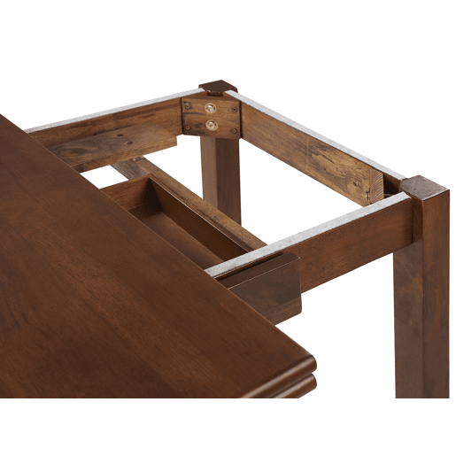 Mesa de jantar extensível MASELA Castanho escuro 90120 cm 60 cm Madeira