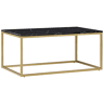 Mesa de centro DELANO PretoDourado