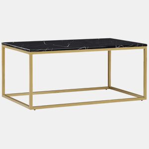 Mesa de centro DELANO PretoDourado