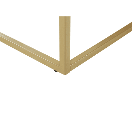 Mesa de centro DELANO PretoDourado