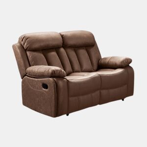 Sofá de relaxamento de 2 lugares Kendal Chocolate 152cm x 101 x 97 cm