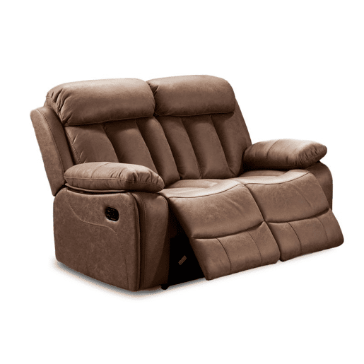 Sofá de relaxamento de 2 lugares Kendal Chocolate 152cm x 101 x 97 cm