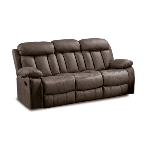 Sofá de 3 lugares para relaxar Kendal Marengo 208 cm x 101 x 97 cm