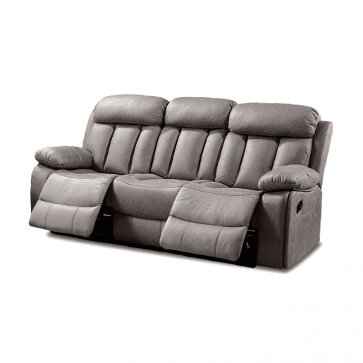 Sofá de 3 lugares para relaxar Kendal Marengo 208 cm x 101 x 97 cm