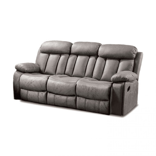 Sofá de 3 lugares para relaxar Kendal Marengo 208 cm x 101 x 97 cm