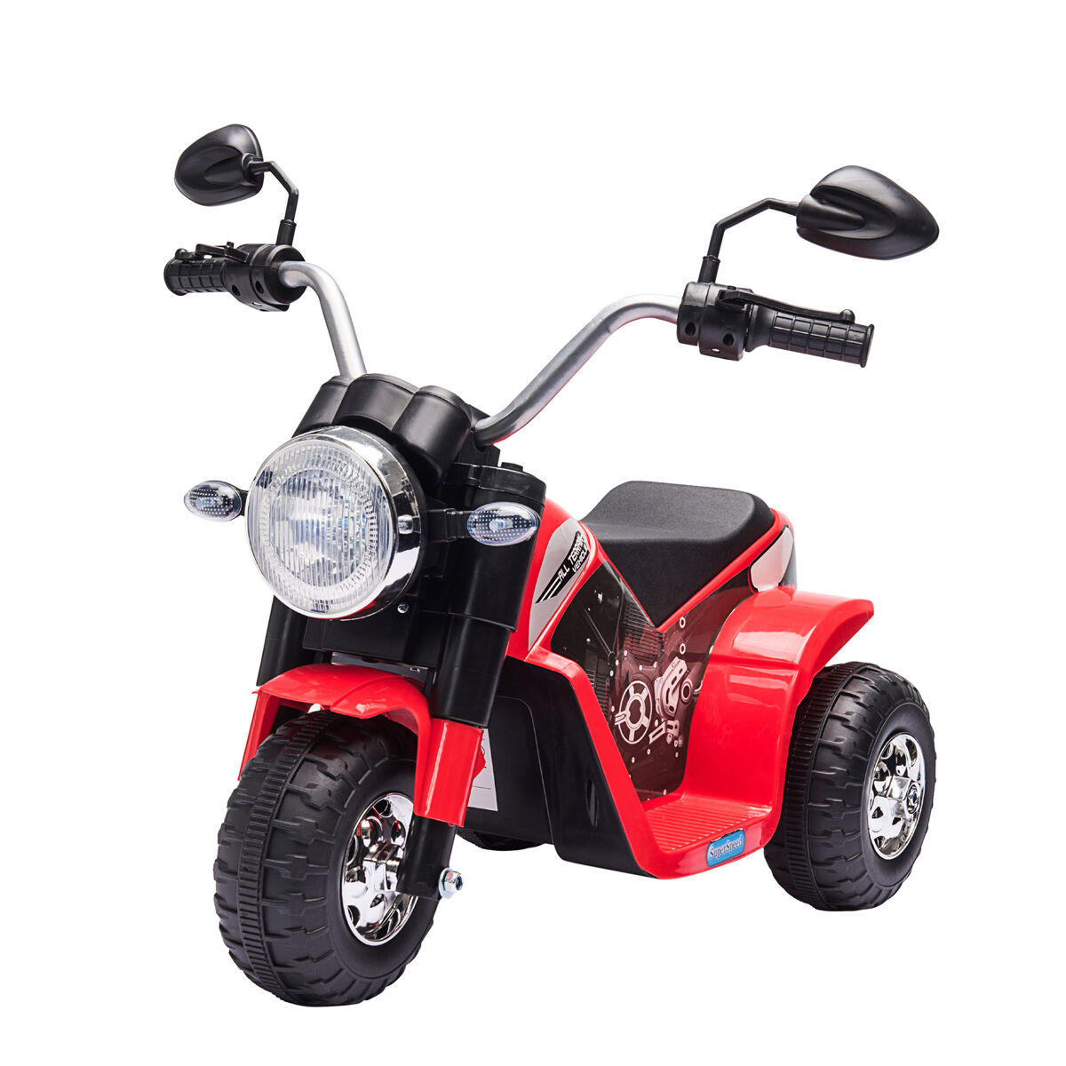 Moto Eléctrica para Niños PP, Metal HOMCOM