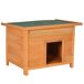 Caseta para Perro Madera de Pino PawHut Caseta para Perro Madera de Pino PawHut Marrón