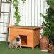Caseta para Perro Madera de Pino PawHut Caseta para Perro Madera de Pino PawHut Marrón