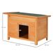 Caseta para Perro Madera de Pino PawHut Caseta para Perro Madera de Pino PawHut Marrón