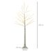 Árbol de Luce PP HOMCOM, hogar - decoración hogareña Árbol de Luce PP HOMCOM, hogar - decoración hogareña Blanco