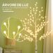 Árbol de Luce PP HOMCOM, hogar - decoración hogareña Árbol de Luce PP HOMCOM, hogar - decoración hogareña Blanco