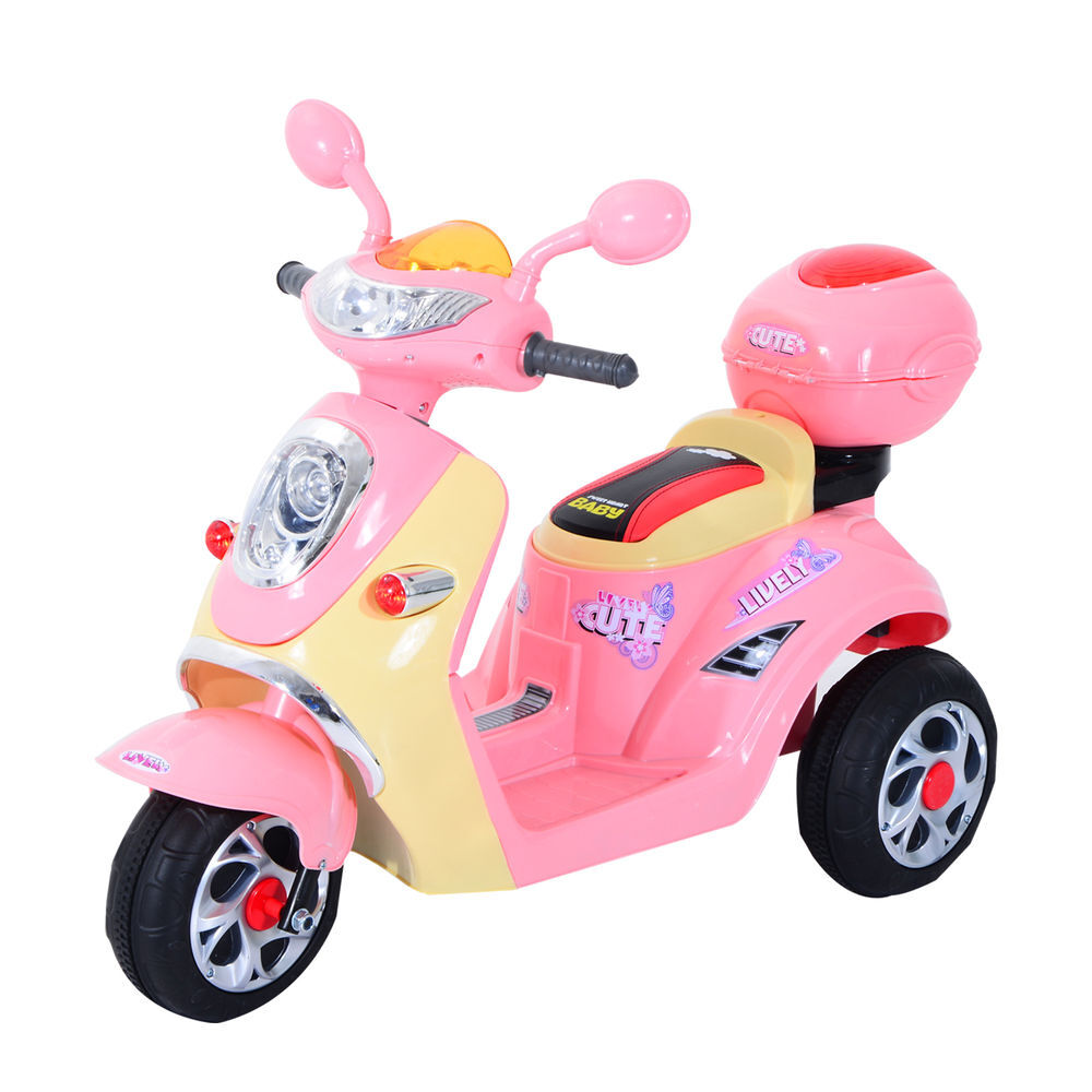 Moto Eléctrica Infantil Metal, PP HOMCOM