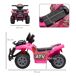 Quad Eléctrico para Niños Metal, PP HOMCOM Quad Eléctrico para Niños Metal, PP HOMCOM Rosa