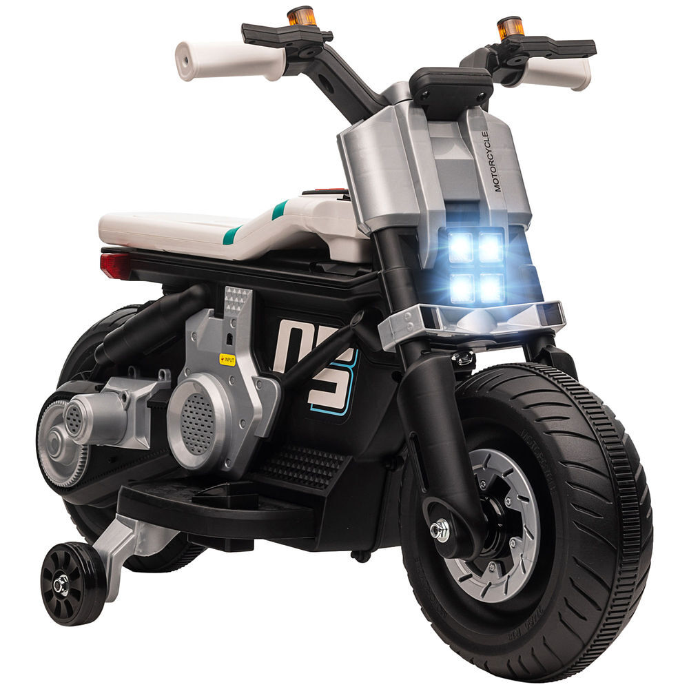Moto Eléctrica Infantil PP, Metal HOMCOM
