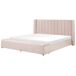 Beliani Cama con banco de almacenaje Terciopelo NOYERS 210x247 Beliani Cama con banco de almacenaje Terciopelo NOYERS 210x247 Beige