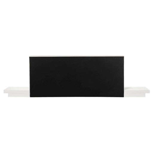 Cama de água Pele sintética ZEN 160 x 200 cm Branco