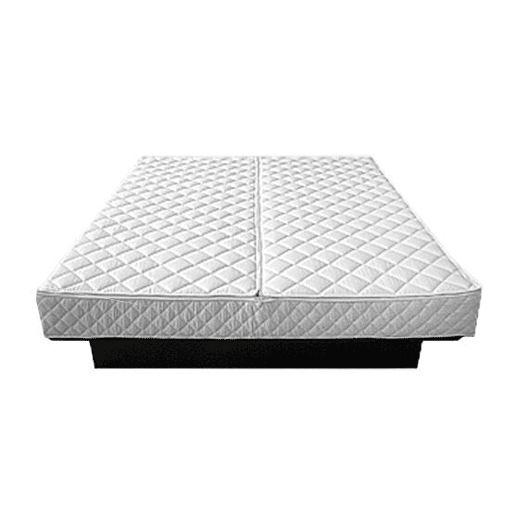Cama de água Pele sintética ZEN 160 x 200 cm Branco