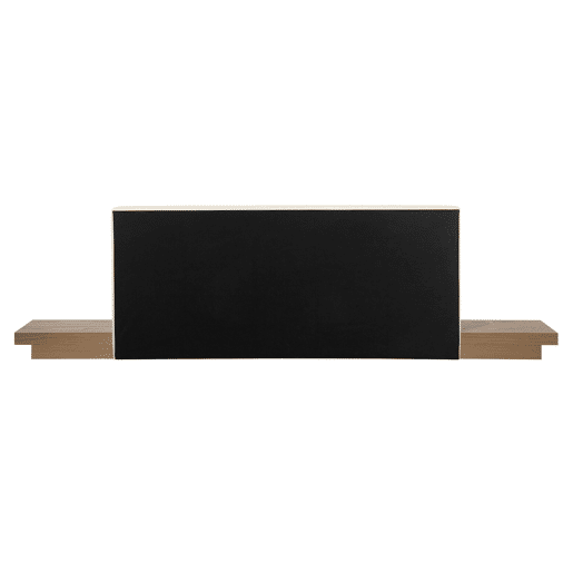 Cama de água Pele sintética ZEN 160 x 200 cm Freixo natural
