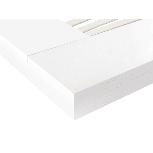 Cama ZEN 160 x 200 cm Branco